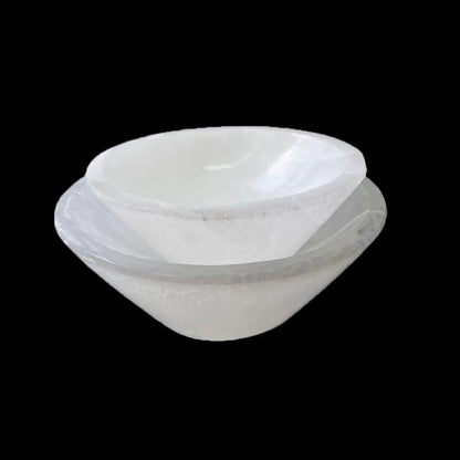 Lunar Selenite Divination Bowl